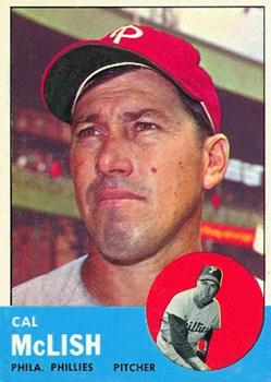 1963 Topps Baseball Cards      512     Cal McLish